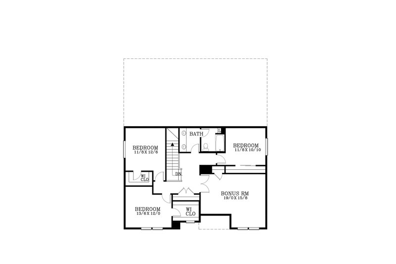 Dream House Plan - Floor Plan - Upper Floor for Craftsman House Plan #53-701 - 6 bed, 2.5 bath