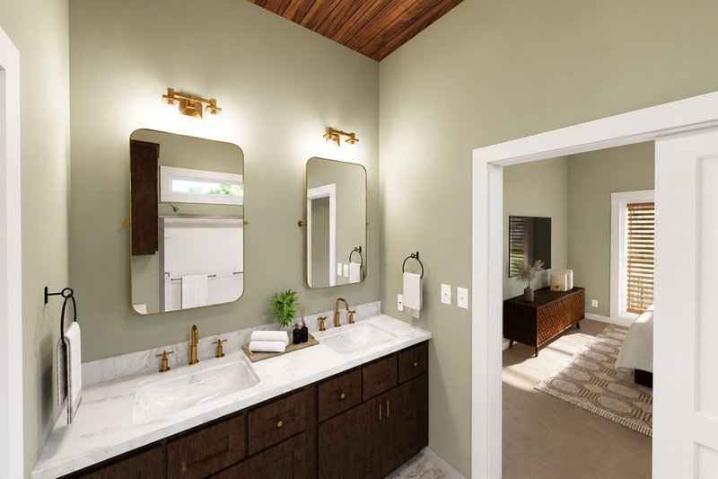Dream House Plan - Interior - Bathroom for Farmhouse House Plan #44-318 - 2 bed, 3 bath