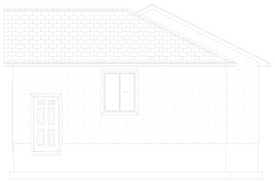 Exterior - Other Elevation 2 for Traditional House Plan #1060-127, 0 bath