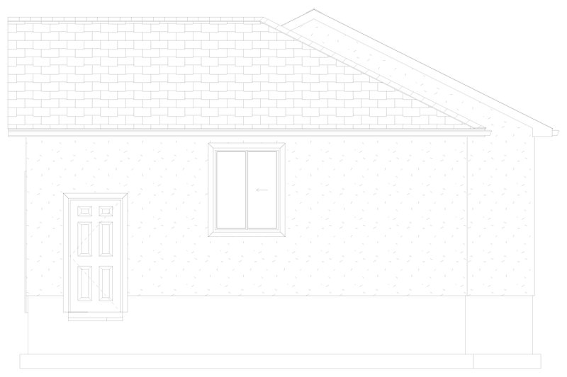 Home Plan - Exterior - Other Elevation 2 for Traditional House Plan #1060-127, 0 bath