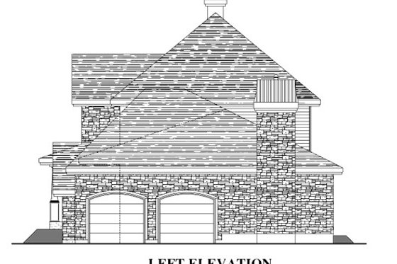 Exterior - Other Elevation 1 for European House Plan #138-338 - 4 bed, 2.5 bath