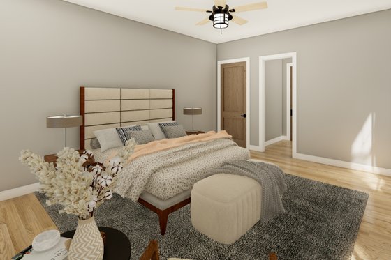 Interior - Master Bedroom 1 for Southern House Plan #1094-4 - 4 bed, 3.5 bath
