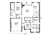Traditional Style House Plan - 3 Beds 2 Baths 1907 Sq/Ft Plan #84-578 