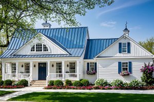 Dream House Plan - Country Photo Plan #137-296