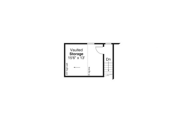 Traditional Floor Plan - Upper Floor Plan #124-1376