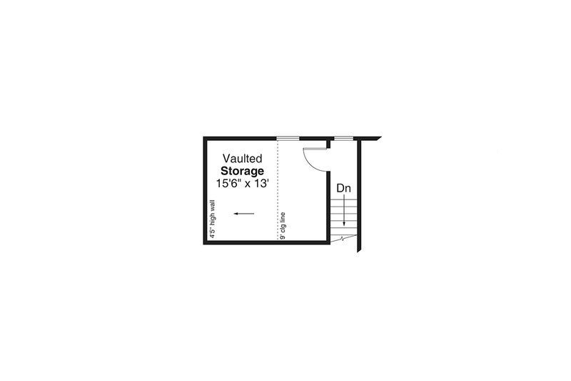 House Design - Floor Plan - Upper Floor for Traditional House Plan #124-1376, 0 bath