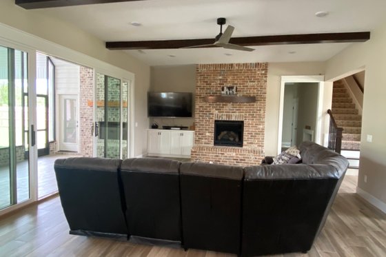 Interior - Family Room for Country House Plan #932-66 - 6 bed, 4.5 bath