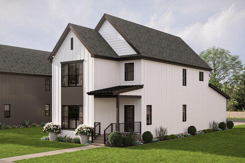 Architectural House Design - Exterior - Other Elevation 2 for Farmhouse House Plan #455-730 - 3 bed, 2.5 bath