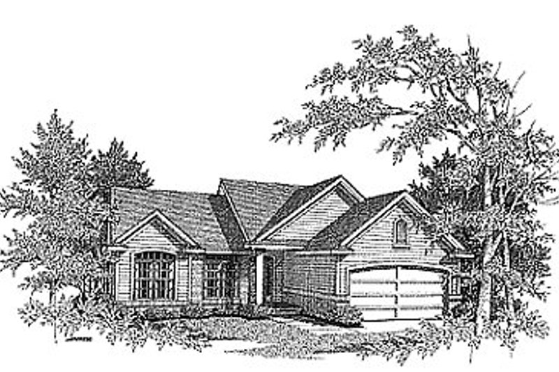 Home Plan - Traditional Exterior - Front Elevation Plan #70-130
