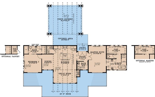 Modern Floor Plan - Main Floor Plan #923-361