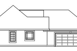 Exterior - Other Elevation for European House Plan #124-476 - 3 bed, 2 bath