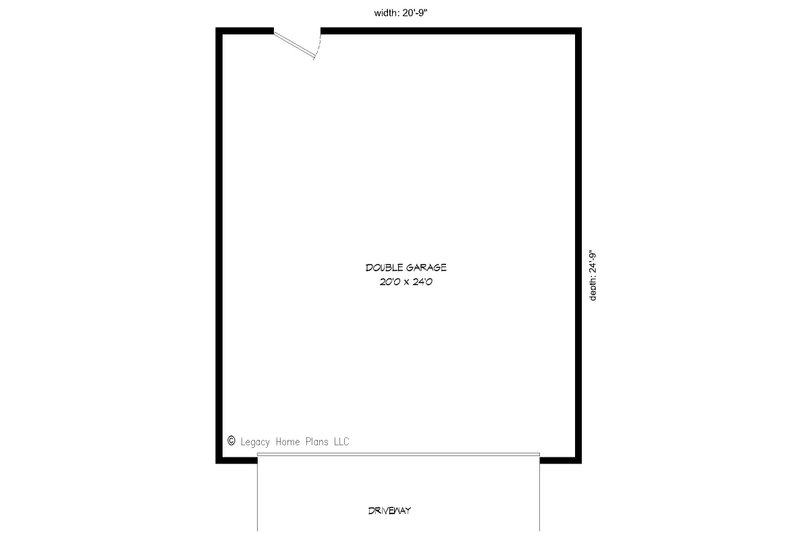 Dream House Plan - Floor Plan - Main Floor for Contemporary House Plan #932-232, 0 bath