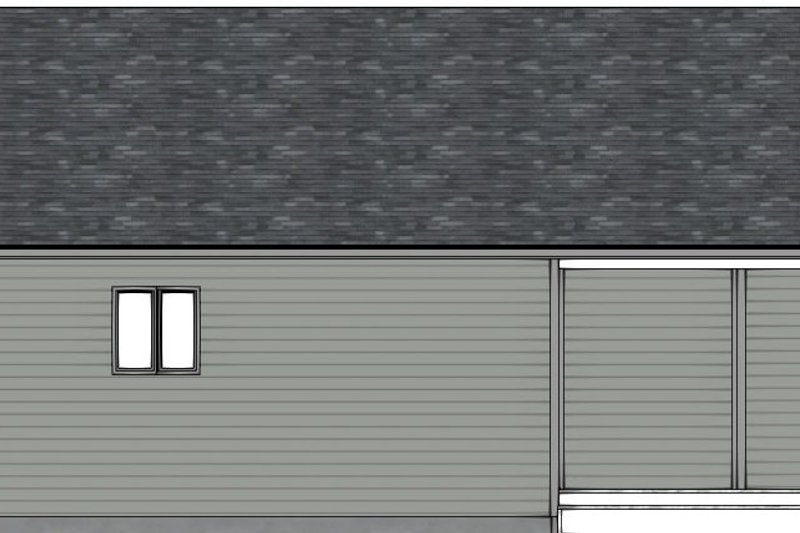 Dream House Plan - Exterior - Other Elevation 1 for Colonial House Plan #126-231 - 3 bed, 2 bath