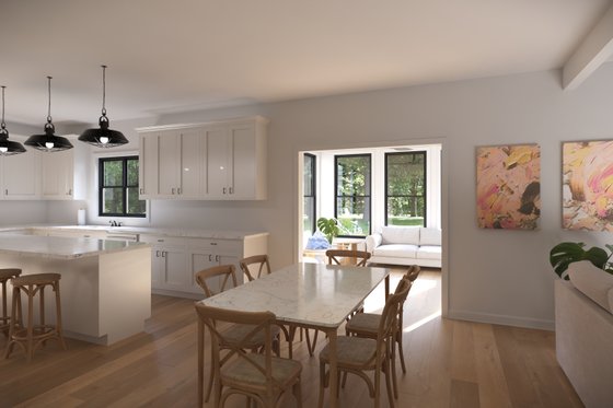 Interior - Dining Room for Country House Plan #1089-48 - 3 bed, 2.5 bath