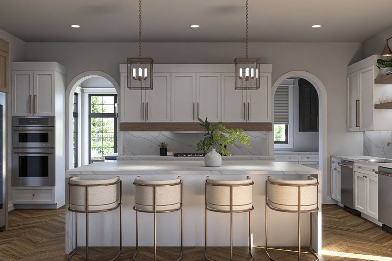 Dream House Plan - Interior - Kitchen 1 for Modern House Plan #455-393 - 5 bed, 4 bath