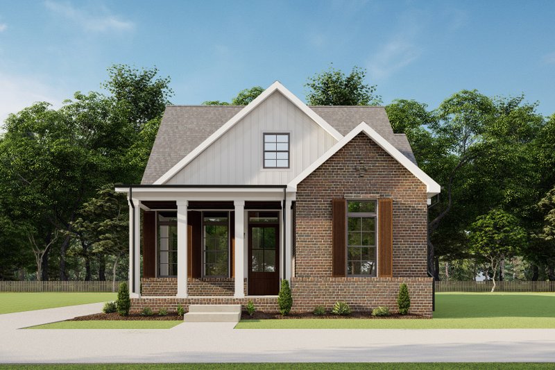 Dream House Plan - Traditional Exterior - Front Elevation Plan #1092-64