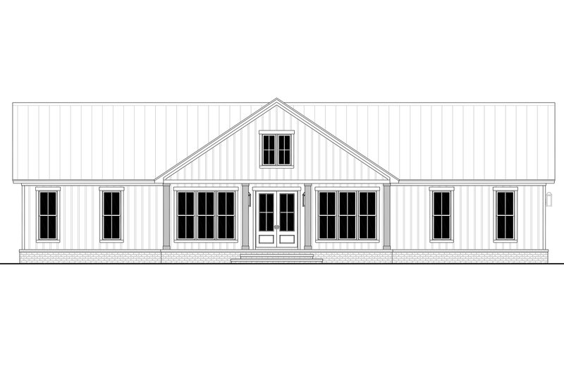 Home Plan - Exterior - Front Elevation 10 for Barndominium House Plan #430-451 - 3 bed, 2 bath