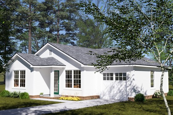 Exterior - Other Elevation for Cottage House Plan #513-2403 - 2 bed, 2 bath