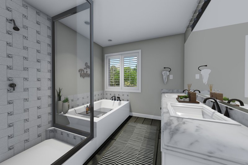 House Plan Design - Interior - Master Bathroom for Traditional House Plan #1060-37 - 3 bed, 2.5 bath