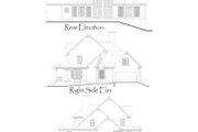 Country Style House Plan - 4 Beds 3.5 Baths 3404 Sq/Ft Plan #71-122 