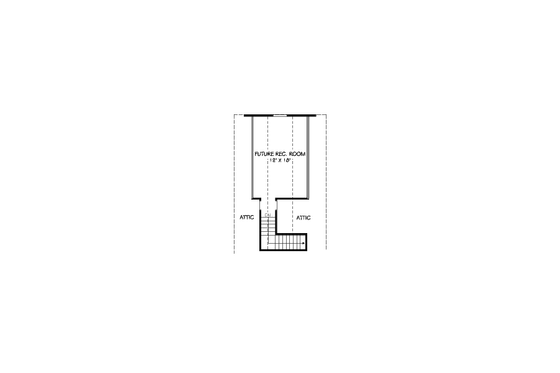 Floor Plan - Other Floor for European House Plan #424-59 - 3 bed, 2 bath