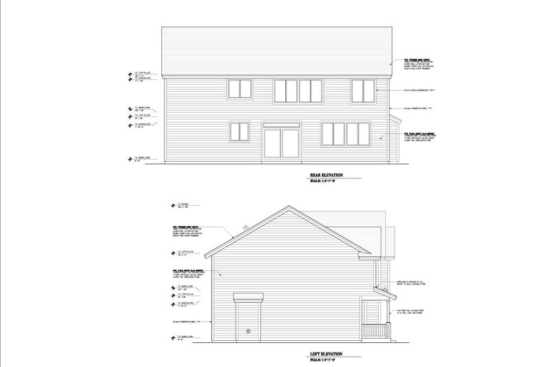 Home Plan - Exterior - Other Elevation 1 for Craftsman House Plan #53-759 - 5 bed, 2.5 bath