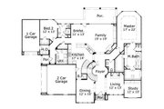 European Style House Plan - 5 Beds 3.5 Baths 5017 Sq/Ft Plan #411-714 