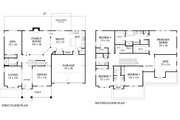 Traditional Style House Plan - 4 Beds 4 Baths 3779 Sq/Ft Plan #1053-100 Floor 