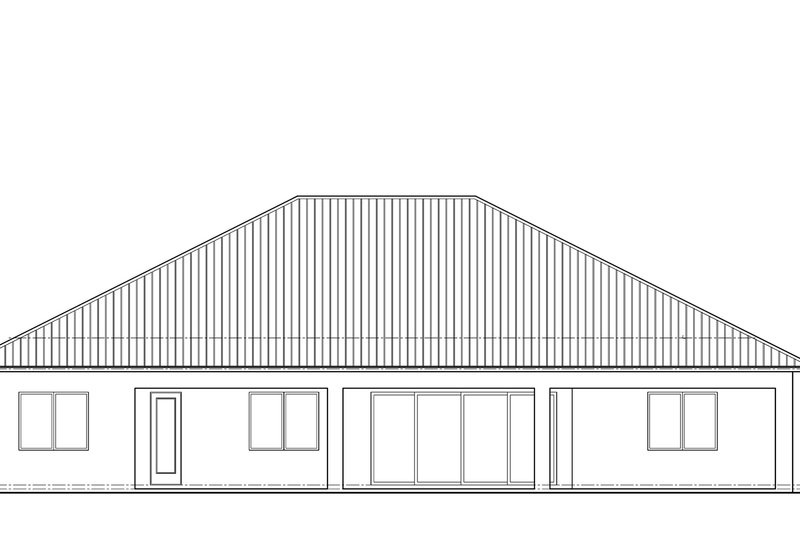 Home Plan - Exterior - Other Elevation for Ranch House Plan #938-120 - 4 bed, 3 bath