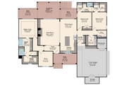 Ranch Style House Plan - 3 Beds 2.5 Baths 2102 Sq/Ft Plan #1081-3 