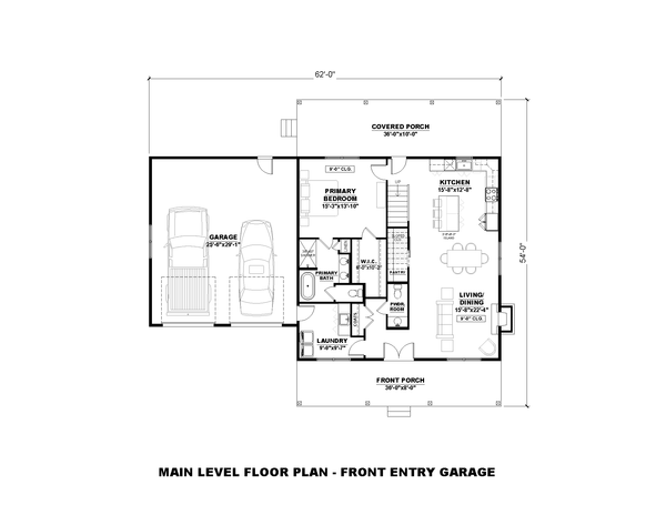 Dream House Plan - Farmhouse Floor Plan - Main Floor Plan #1117-37