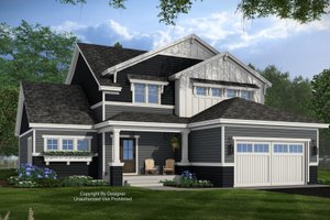 Craftsman Exterior - Front Elevation Plan #51-1424
