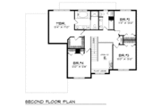 European Style House Plan - 4 Beds 2.5 Baths 2788 Sq/Ft Plan #70-444 