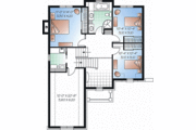 European Style House Plan - 3 Beds 2 Baths 1760 Sq/Ft Plan #23-2234 