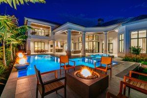 Exterior - Rear Elevation 1 for Contemporary House Plan #930-475 - 5 bed, 5.5 bath