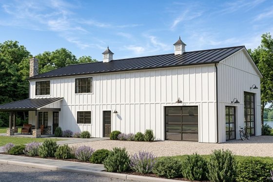 Two-Story Plan with Locker Room
