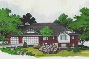 Traditional Exterior - Front Elevation Plan #308-214