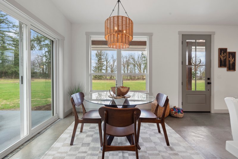 House Plan Design - Interior - Dining Room for Barndominium House Plan #1070-207 - 2 bed, 1 bath