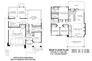 Contemporary Style House Plan - 4 Beds 2 Baths 1760 Sq/Ft Plan #1100-37 