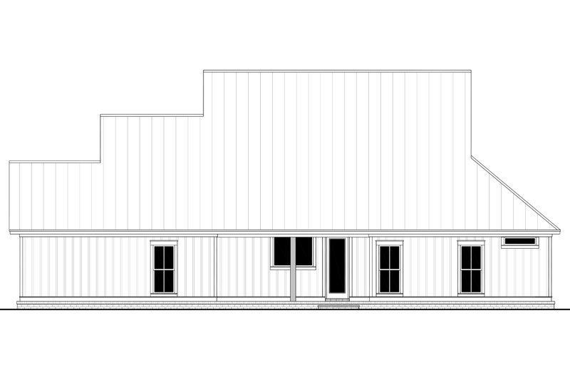 Architectural House Design - Exterior - Rear Elevation 2 for Farmhouse House Plan #430-304 - 4 bed, 3.5 bath