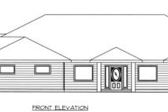Exterior - Other Elevation for Bungalow House Plan #117-558 - 3 bed, 2.5 bath