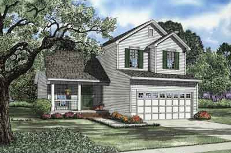 House Plan Design - Traditional Exterior - Front Elevation Plan #17-2095