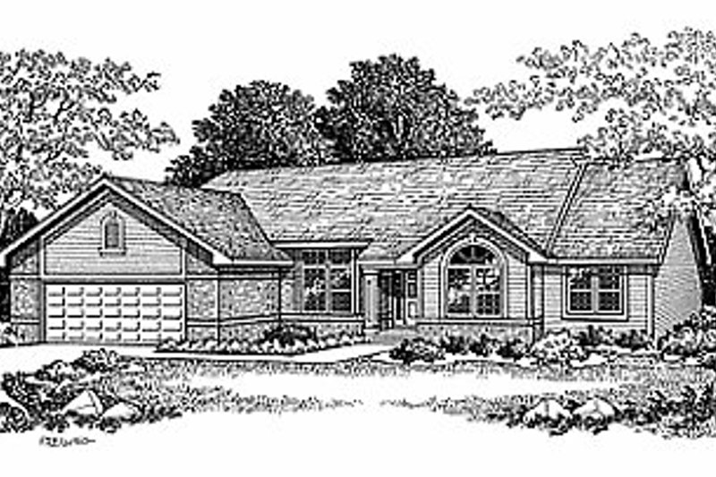 Dream House Plan - Traditional Exterior - Front Elevation Plan #70-214