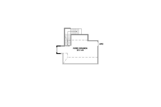 Floor Plan - Upper Floor for Traditional House Plan #424-273 - 3 bed, 2 bath