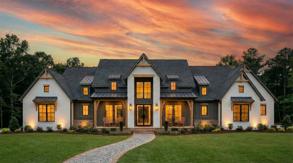 Exterior - Front Elevation 2 for Farmhouse House Plan #1074-133 - 4 bed, 3.5 bath