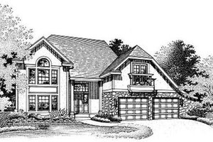Traditional Exterior - Other Elevation Plan #50-190