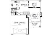 Craftsman Style House Plan - 3 Beds 2.5 Baths 1331 Sq/Ft Plan #112-171 Floor 