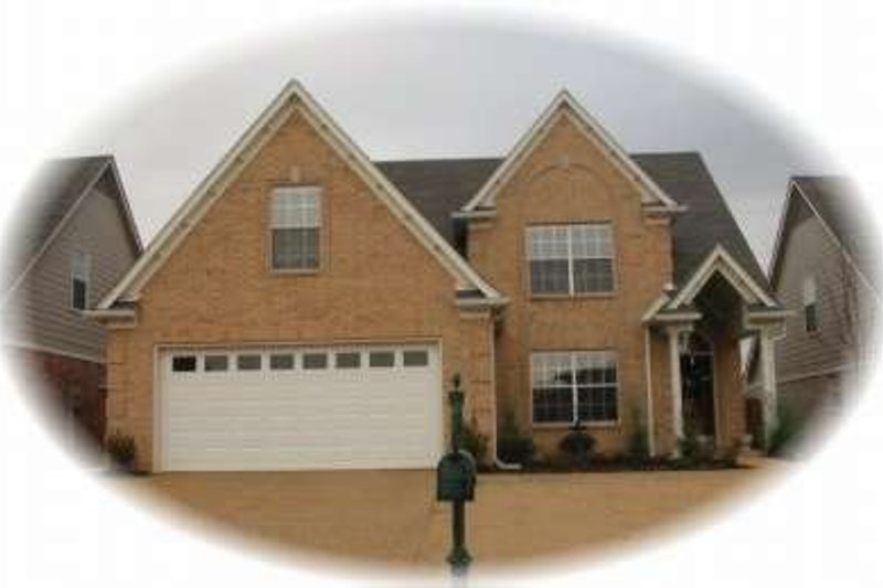 Exterior - Front Elevation 2 for European House Plan #81-796 - 3 bed, 2.5 bath