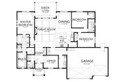 Contemporary Style House Plan - 3 Beds 2.5 Baths 2192 Sq/Ft Plan #112-215 