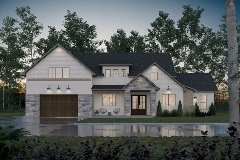 Farmhouse Style House Plan - 5 Beds 2.5 Baths 2179 Sq/Ft Plan #23-2779